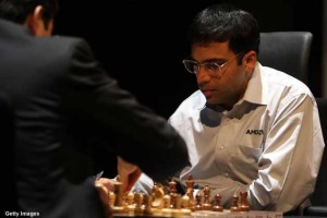 World Champion Viswanathan Anand was shocked by Levon Aronian of Armenia in the ninth and penultimate round of the Final Masters in Bilbao, Spain.