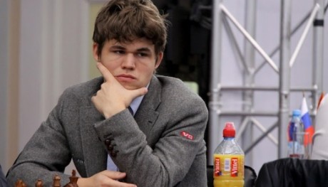 Rapid match Magnus Carlsen vs Borki Predojevic in Lillehammer