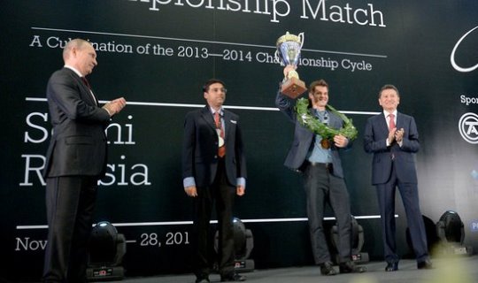 Vladimir Putin congratulated Russia's national chess teams
