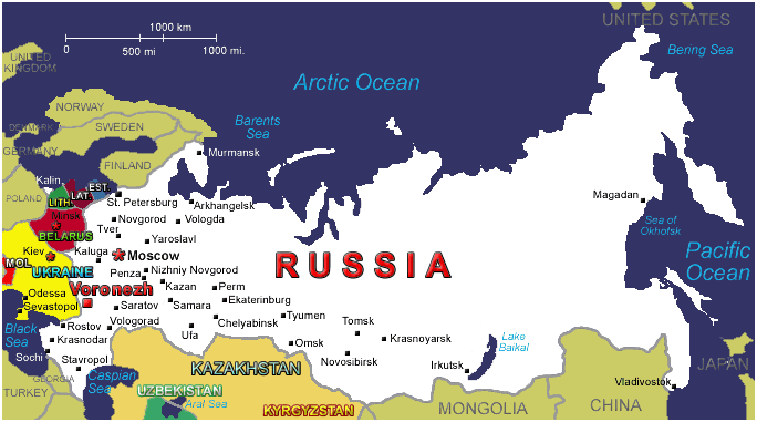 voronezh_russia_map