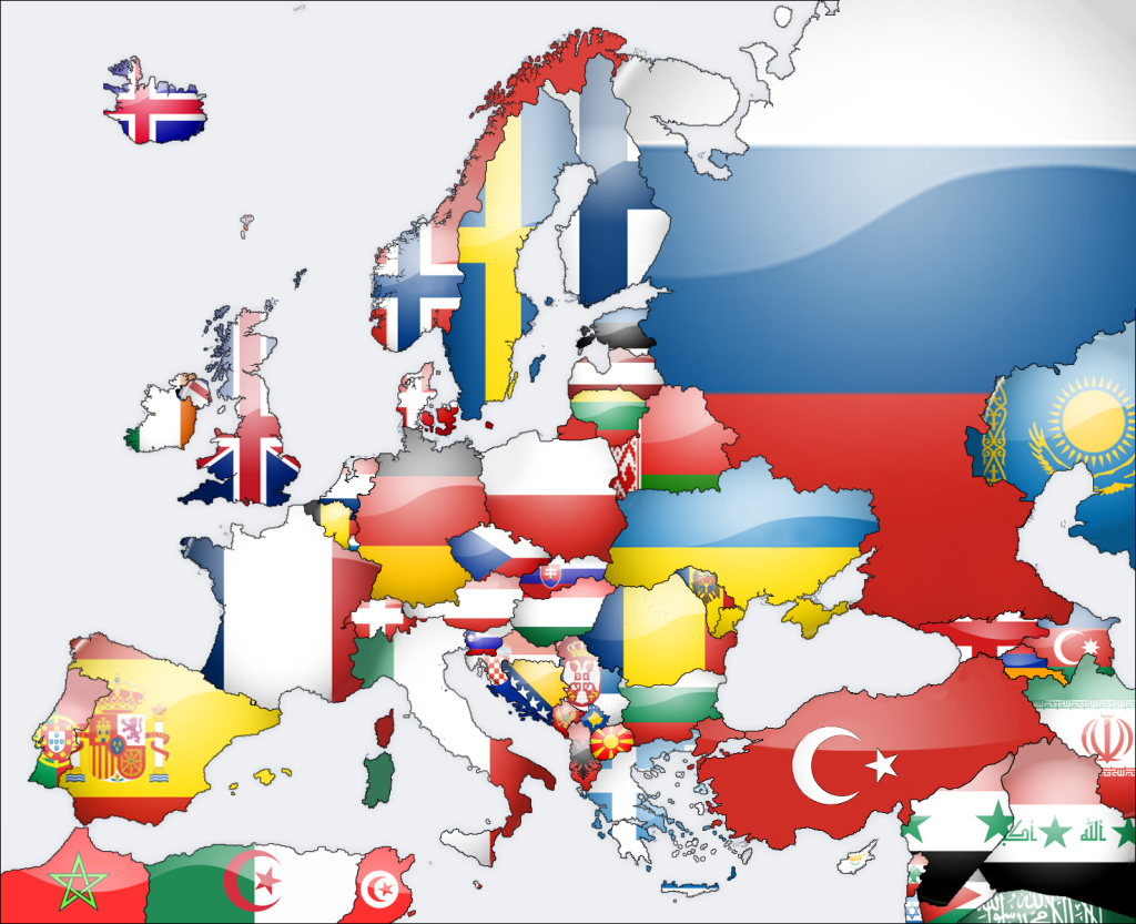 Europe_Flag_map_by_lg_studio