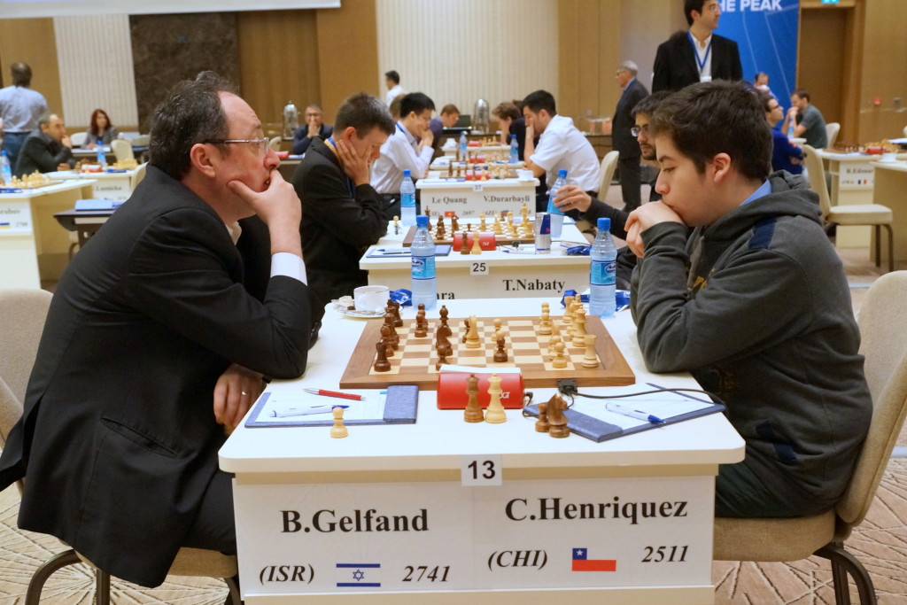 Baku WC rd 1 Gelfand vs Henriquez