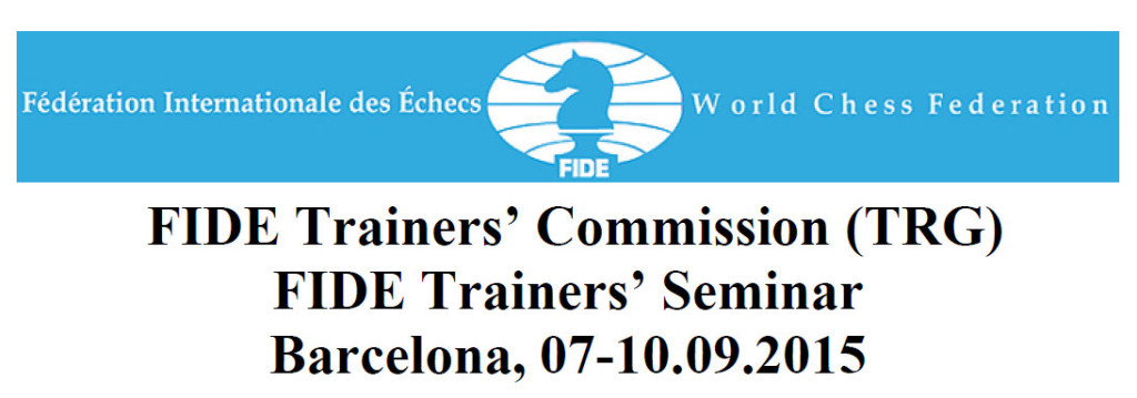 FIDE Trainers Sept 7-10