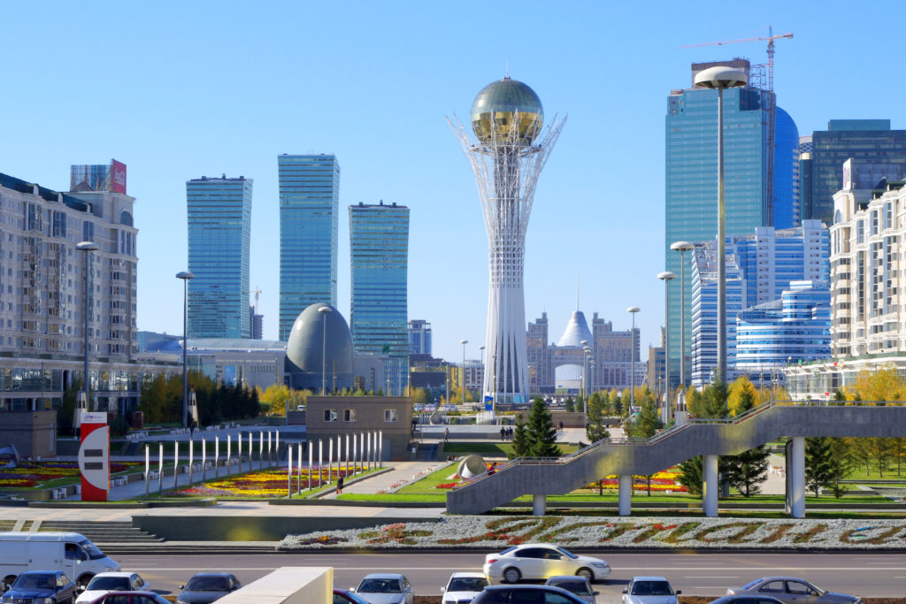 Central Downtown Astana, Kazakhstan