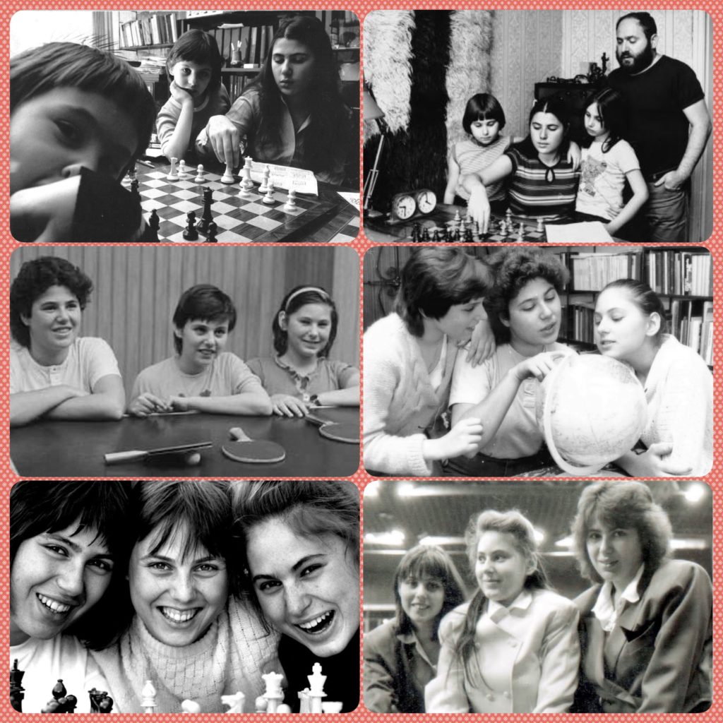 Polgar sisters from beginning to Olympiad Champs