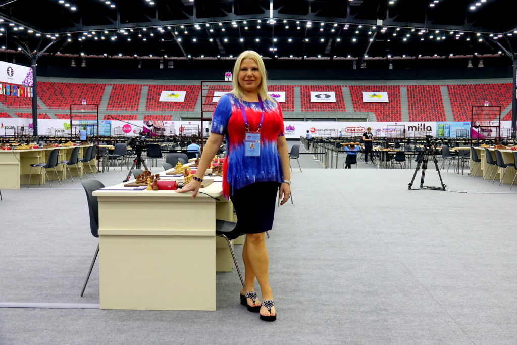 Susan Polgar at Baku Olympiad-001