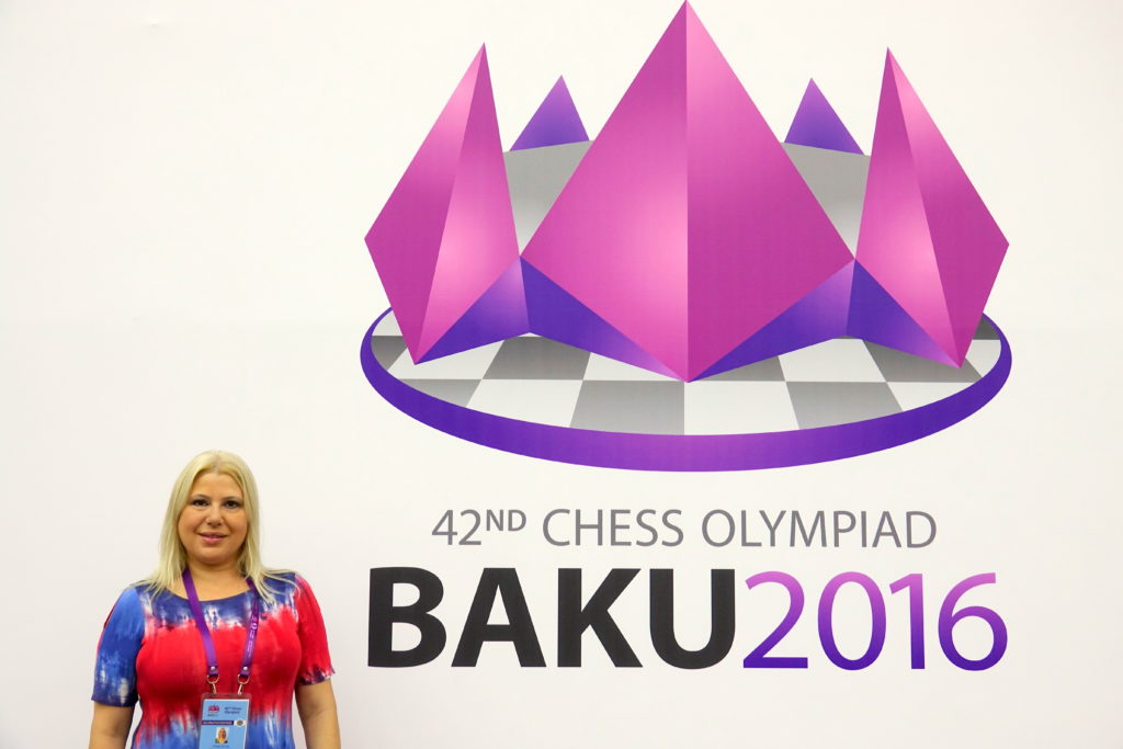 Susan Polgar at Baku Olympiad