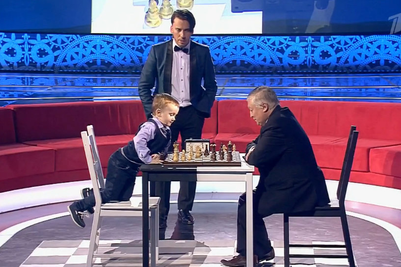 Misha Osipov (3 yo) vs Anatoly Karpov (2016), chess, Misha Osipov (3 yo) vs  Anatoly Karpov (2016) #Chess Cre: chess in kino, By The Greatest Chess  Grandmaster of all time